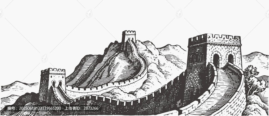 手繪長城