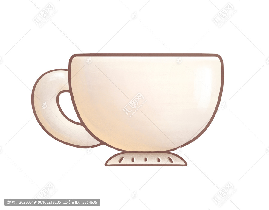 白色瓷杯咖啡杯