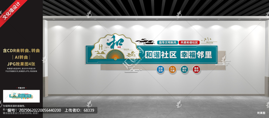 和諧社區(qū)文化墻