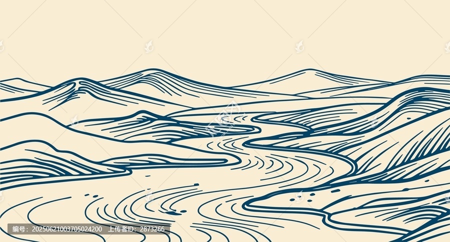 山水背景