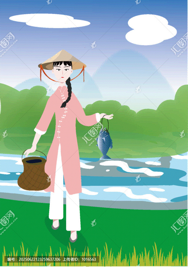 中國京族少女