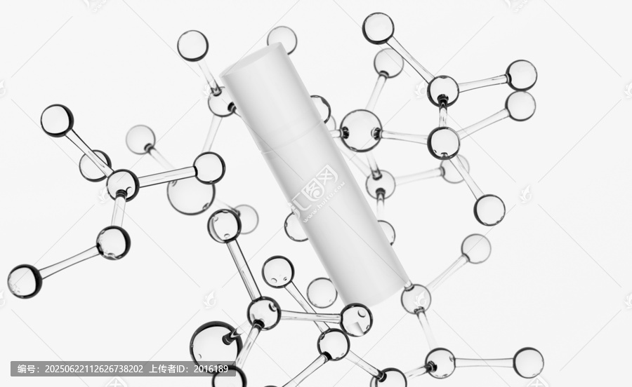 護膚品水分子結構背景