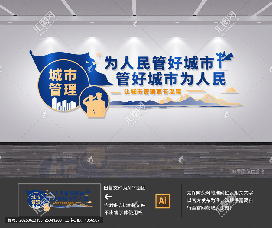 城市管理文化墻