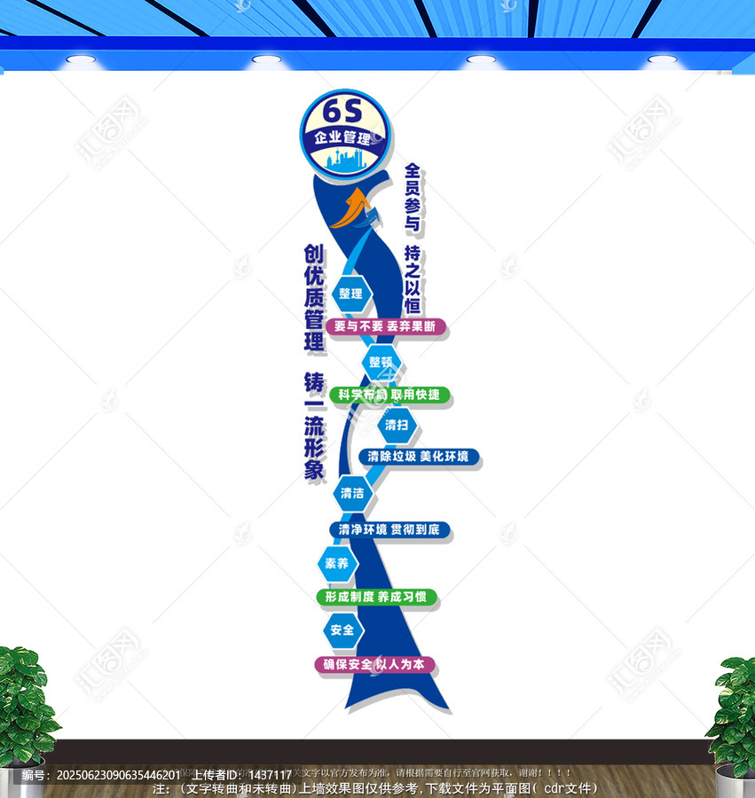 豎版6S企業(yè)管理文化