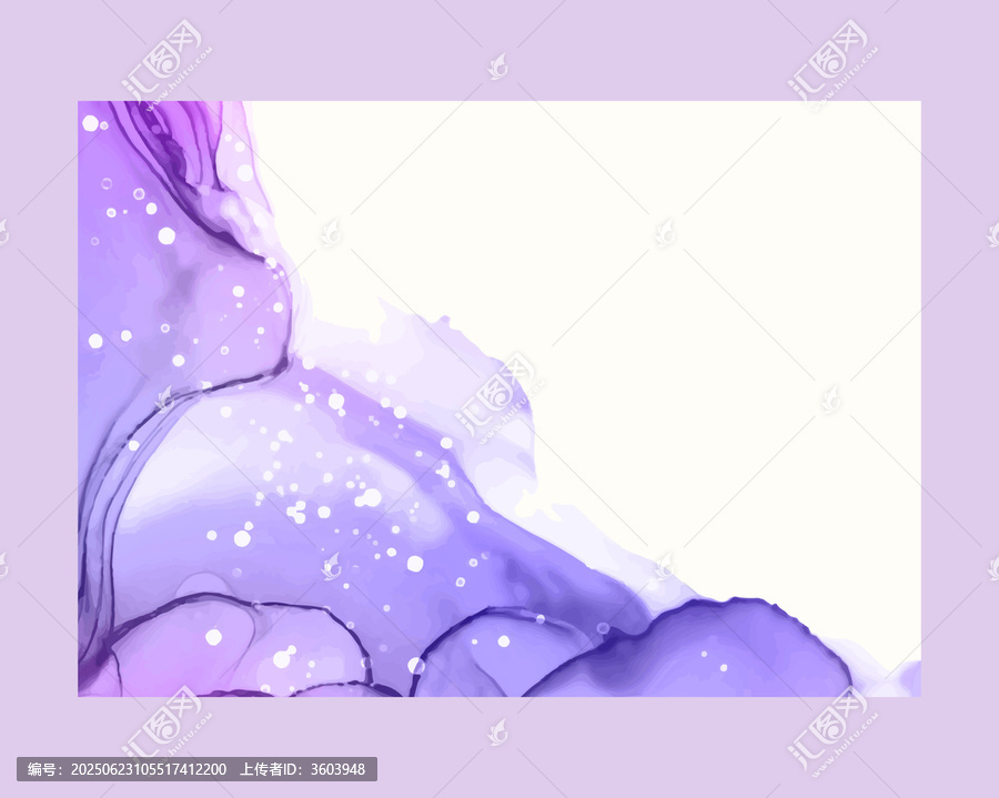 夢幻紫色水墨風(fēng)格背景圖