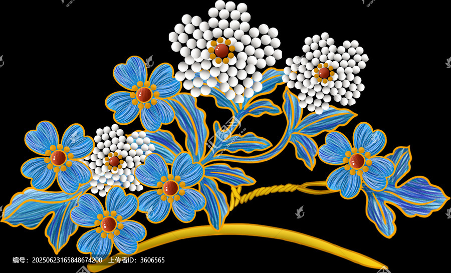 點(diǎn)翠簪子原創(chuàng)