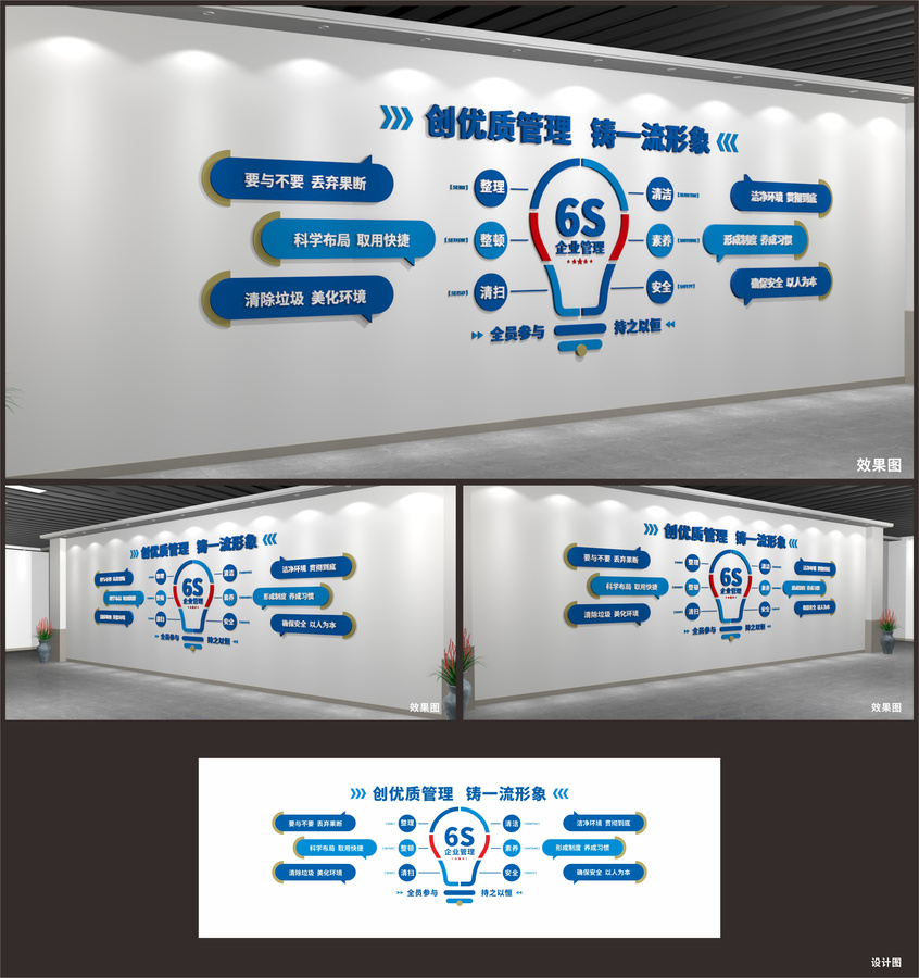 企業(yè)6S管理文化墻