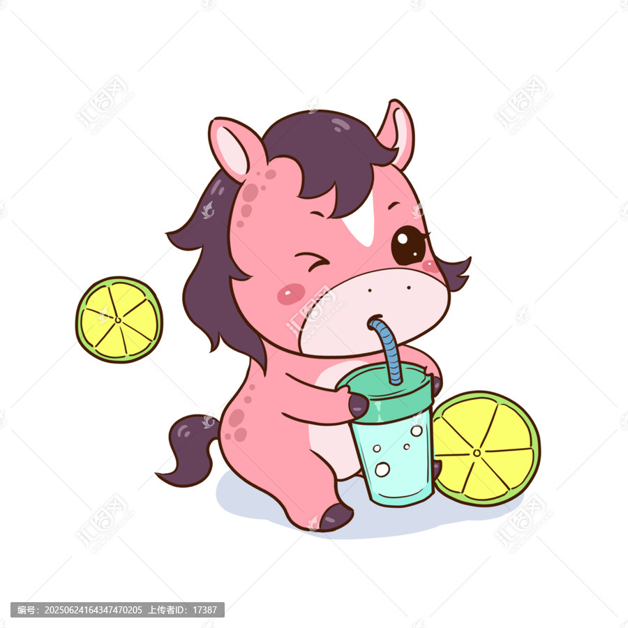 卡通馬