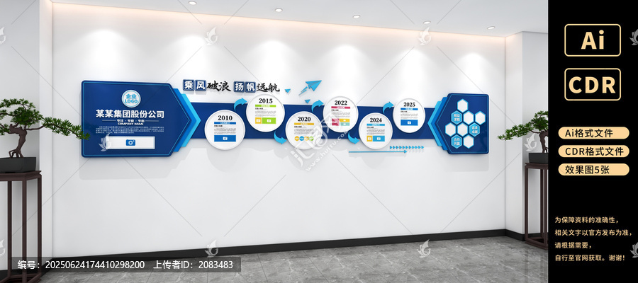 企業(yè)發(fā)展歷程文化墻公司勵志文化墻