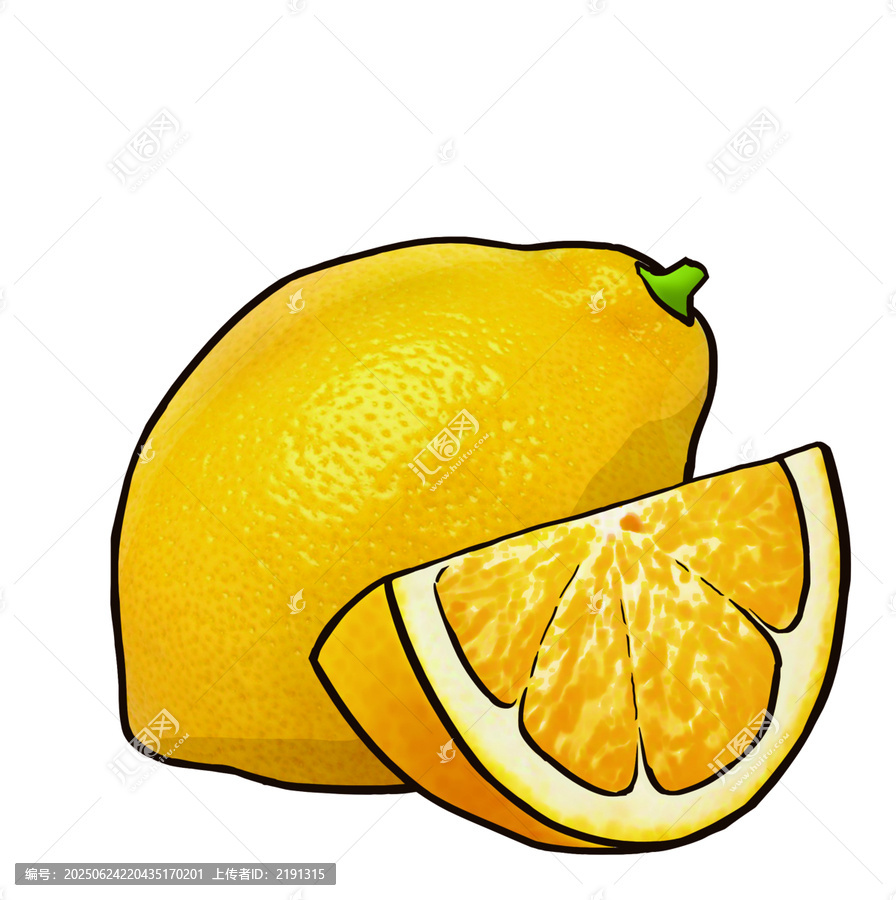 手繪檸檬