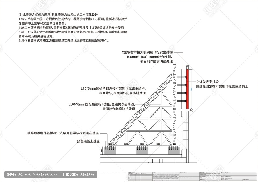樓頂字