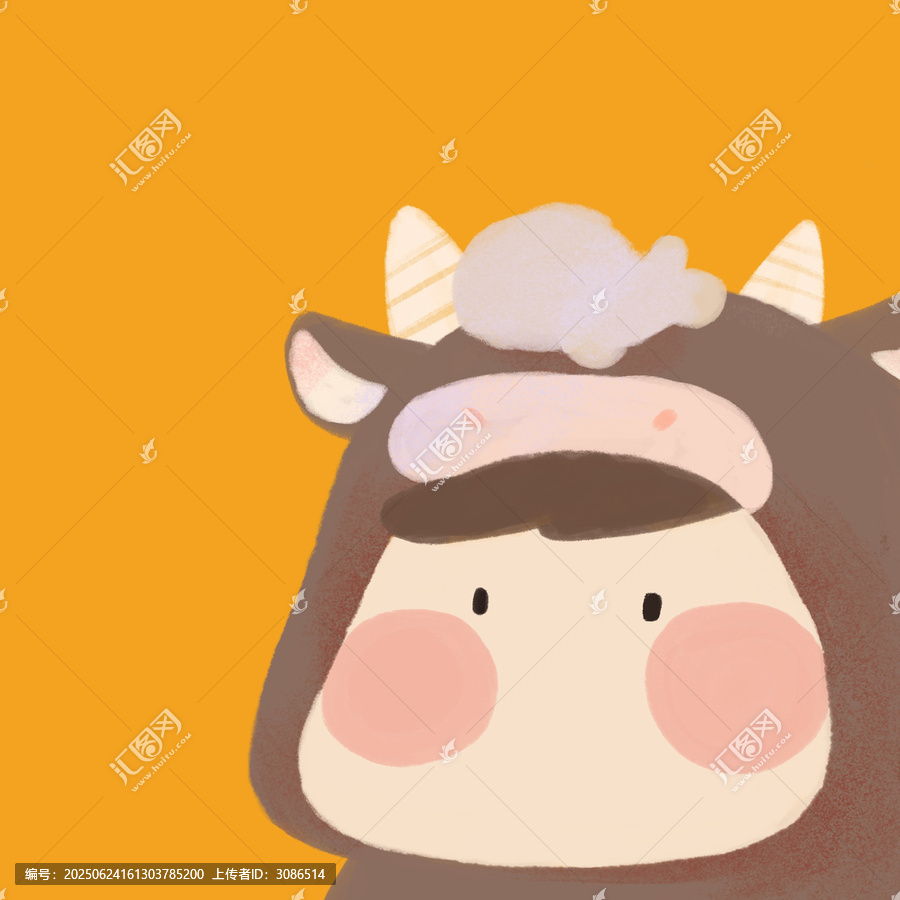 小牛人物元素