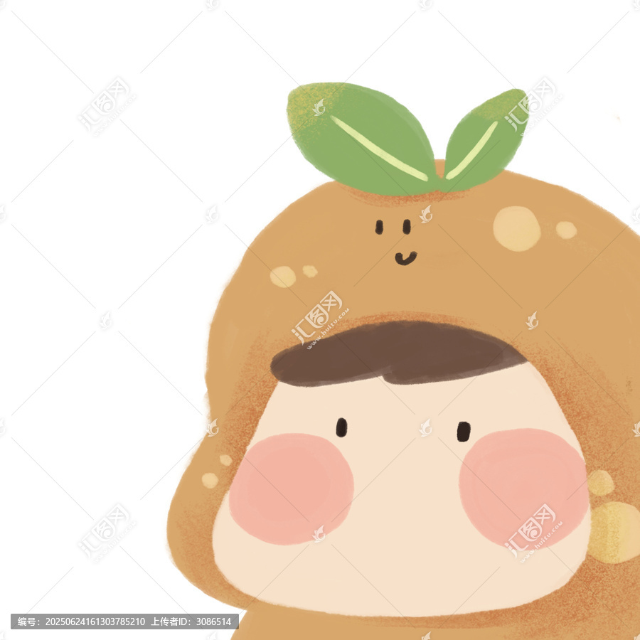 卡通土豆元素