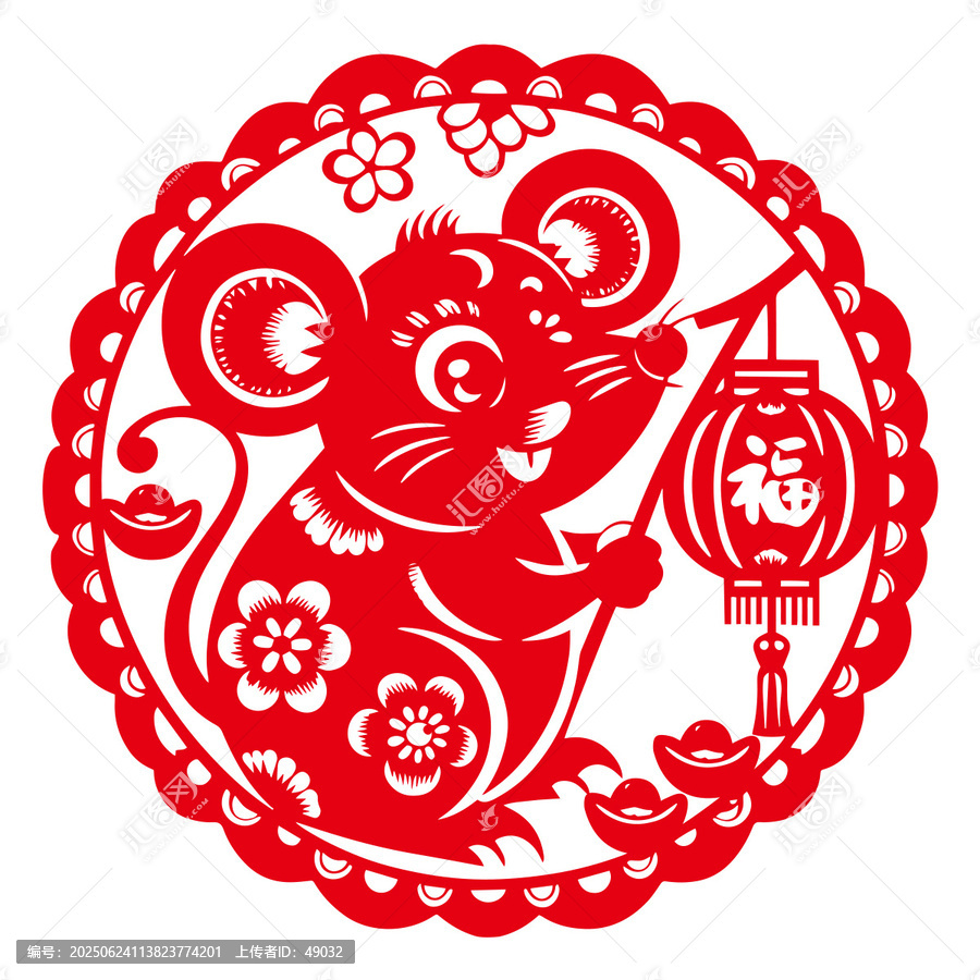 卡通鼠插畫