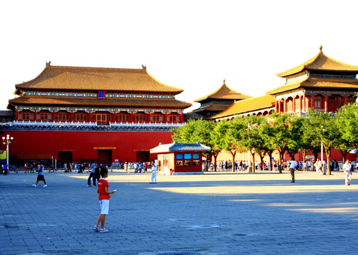 北京 故宫 紫禁城 护城河