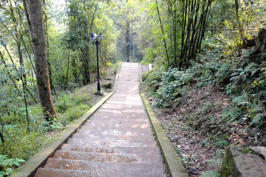 泸州方山旅游区 石梯