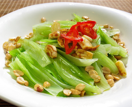 拍乱蒜地豆捞生菜梗