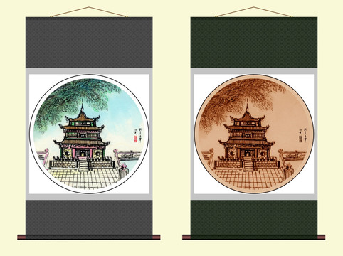 山水风景国画
