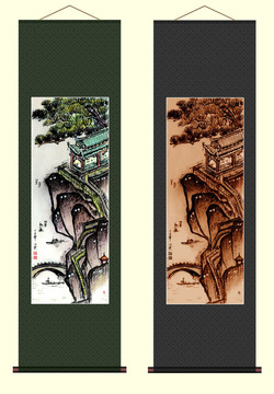山水风景国画