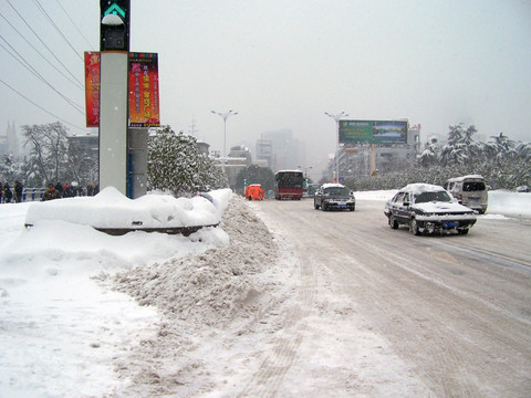 2008年合肥雪景