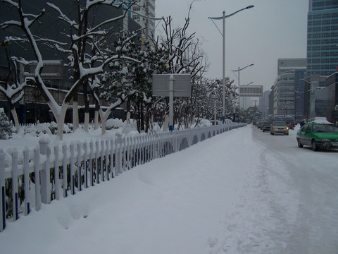 2008年合肥雪景