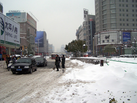 2008年合肥雪景