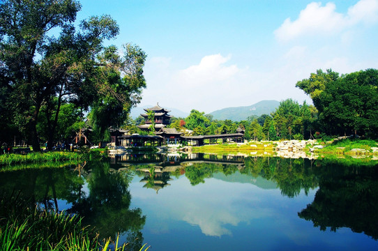 山西太原晋祠公园