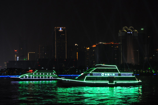 珠江夜景 西塔
