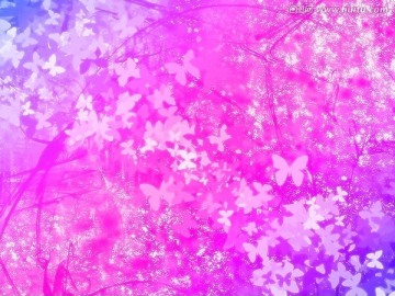 蝴蝶森林（蓝紫）