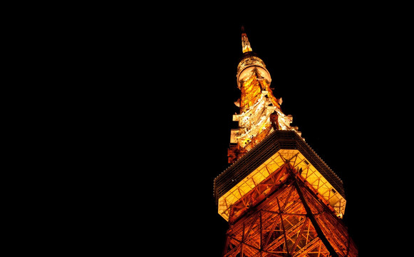 高画质东京塔摄影