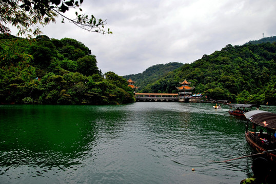 景湖秋色