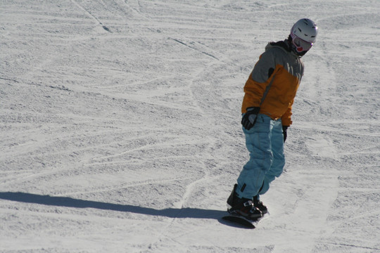 冬日滑雪