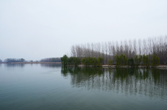 微山湖红荷湿地风光