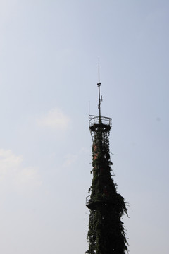 绿色通讯塔