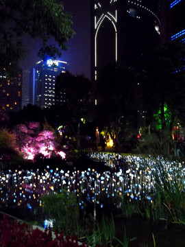 花城广场 广州夜景