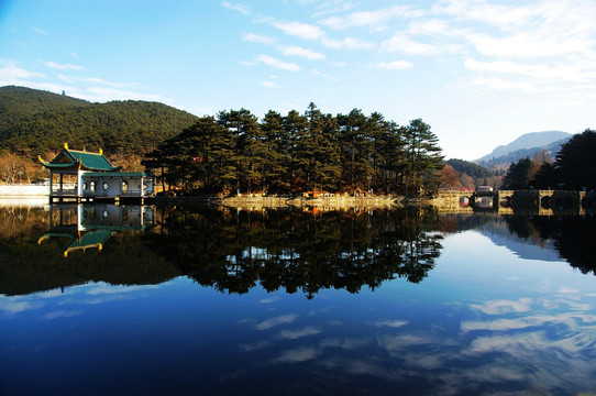 江西九江庐山花径风光