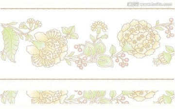 花 瓷片腰线花片（通道分色）