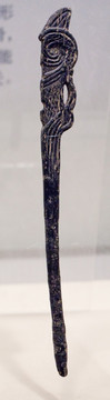 木雕鸟纹权杖