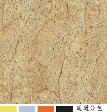 米黄石纹《石纹》（通道分层）滚筒印花