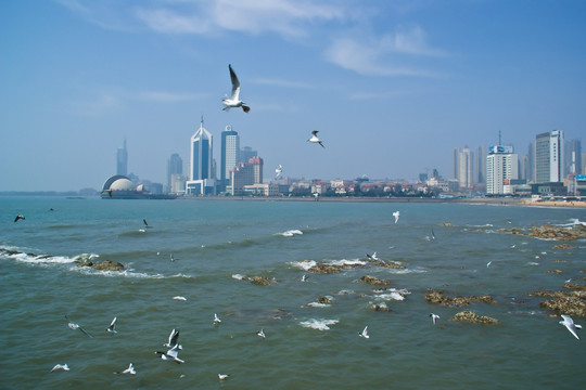 青岛海滩