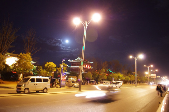 昆明官渡古镇夜景