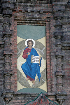 教堂墙壁圣像