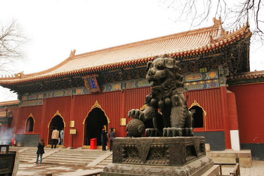北京雍和宫 雍和门