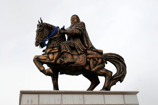 成吉思汗 雕像