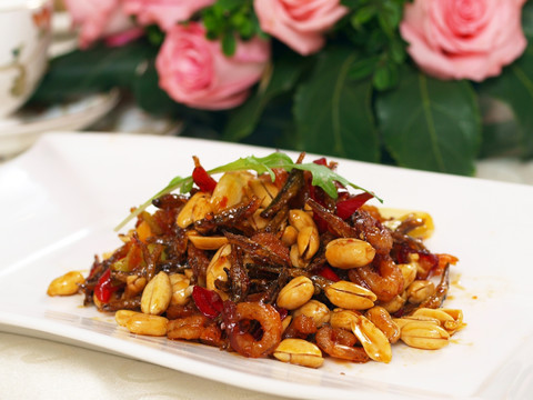 小鱼干花生