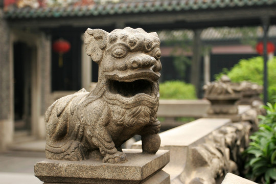 陈家祠 望柱头雕饰