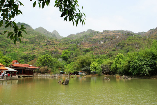 天星湖湖光山色