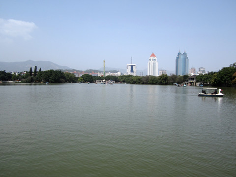 福州左海 西湖风景 图片