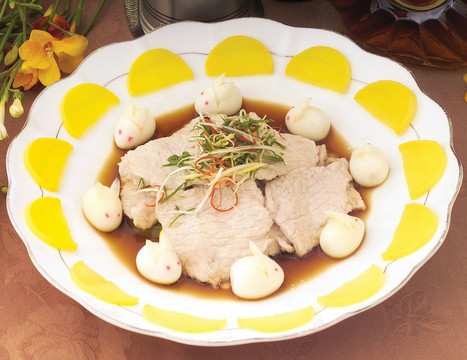蜜汁白肉