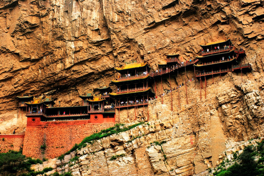 山西恒山 悬空寺